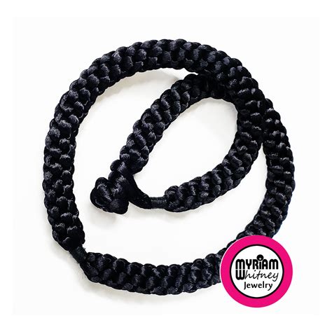 velvet necklace cord replacement|black rope necklace with pendant.